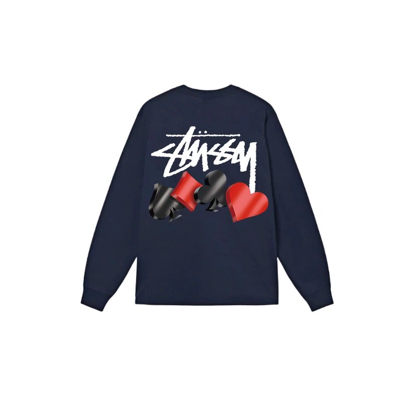 Stussy Built Tough Worldwide Since 1980 Long Sleeve T-Shirt Black - 7