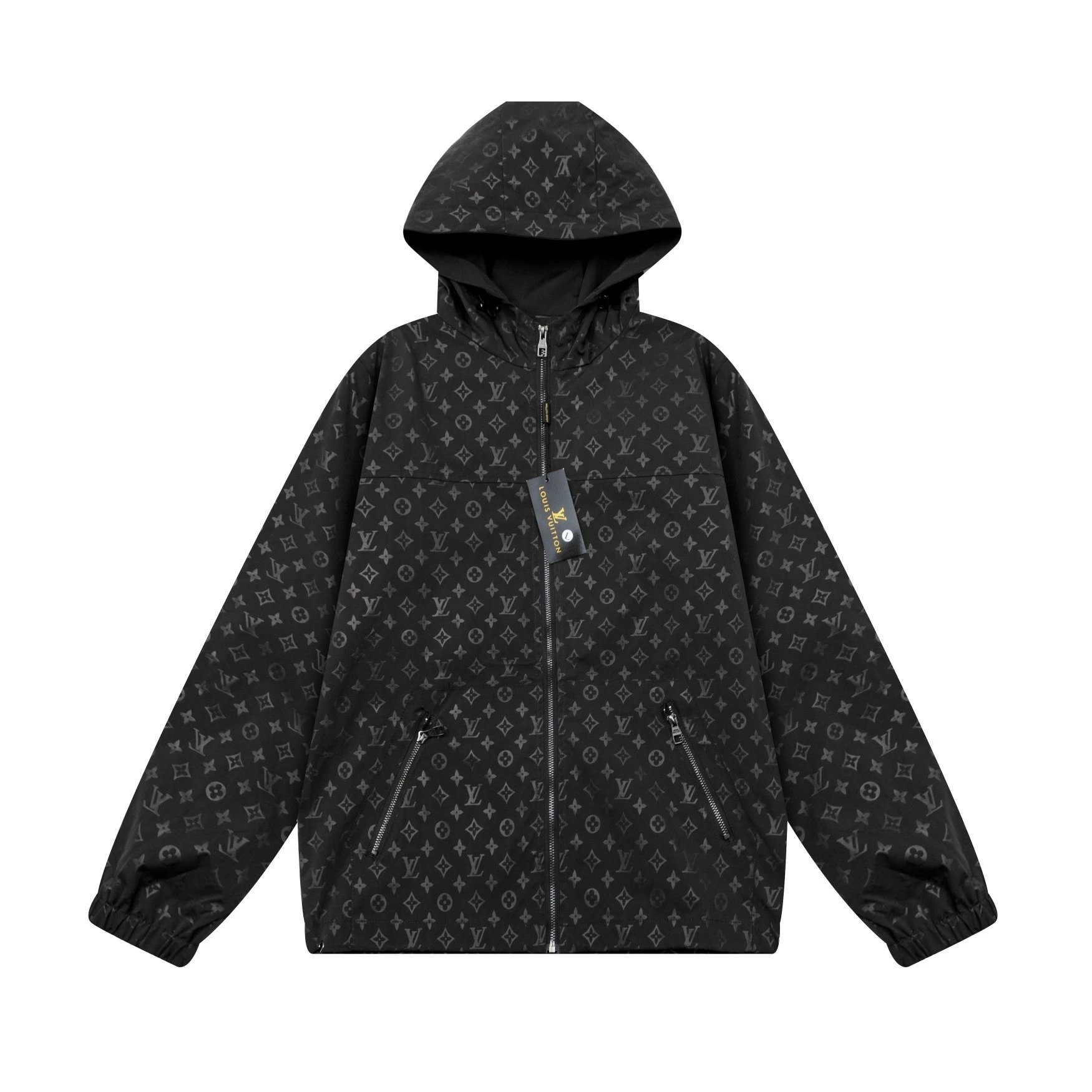 Givenchy 4G Monogram Hooded Windbreaker Black Outerwear - 7