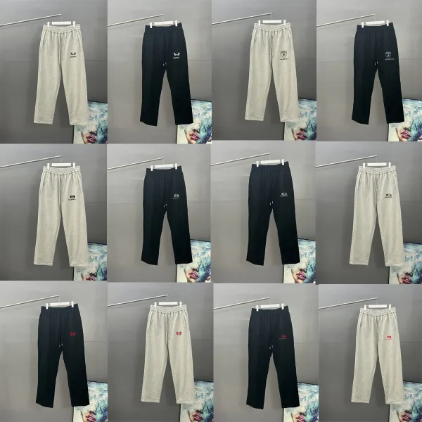Design Sweatpants Gray with Red Logo - 4