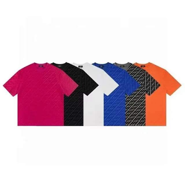 Unbranded Matching Sets Short-Sleeve T-Shirt and Drawstring Shorts Set with Tonal Geometric Pattern product detail image 2