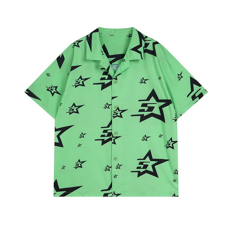 AMIRI Matching Sets Star Print Short-Sleeve Shirt and Shorts Set — 02