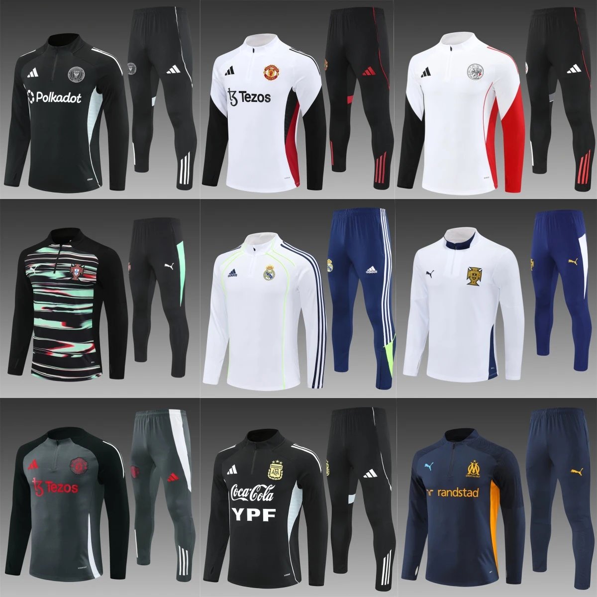 Puma Portugal National Team Training Set White / Navy Blue Tracksuit - 3