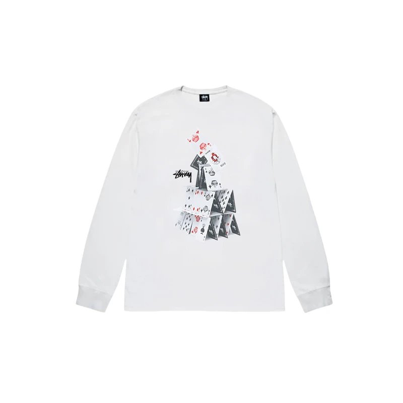 Stussy Built Tough Worldwide Since 1980 Long Sleeve T-Shirt Black - 16