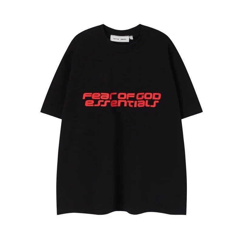 Fear of God Matching Sets Essentials logo crewneck T-shirt and shorts set — 21