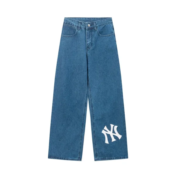 Hellstar Flame Tribal Print Straight Fit Light Wash Jeans - 11