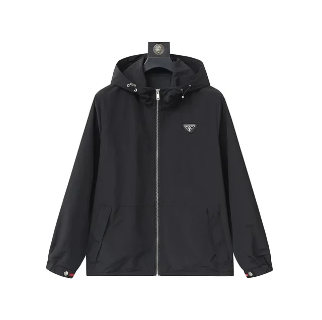 Dolce & Gabbana Hooded zip-up jacket product detail image 10
