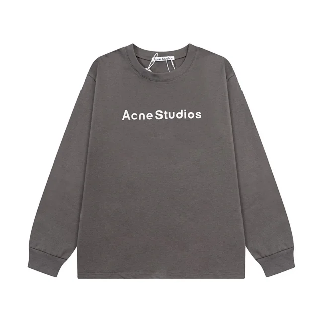 Acne Studios Hoodies & Sweatshirts Face Patch Logo Crewneck Sweatshirt product detail image 12