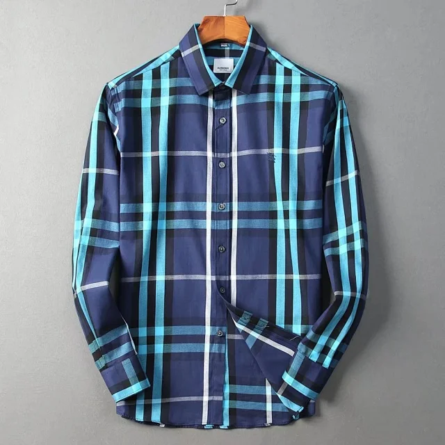 Burberry Shirts Long-sleeve check button-up shirt product detail image 3