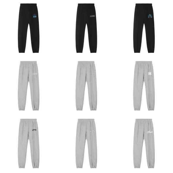 Design Logo Sweatpants Gray - 3