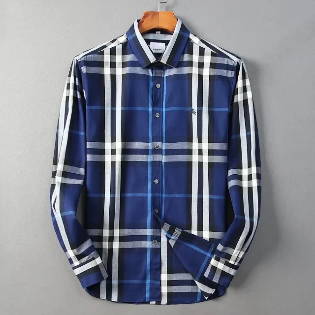 Burberry Shirts Long-sleeve check button-up shirt product detail image 2