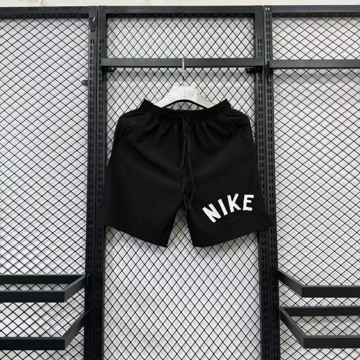 Nike Graphic Swoosh Black Performance Shorts - 13