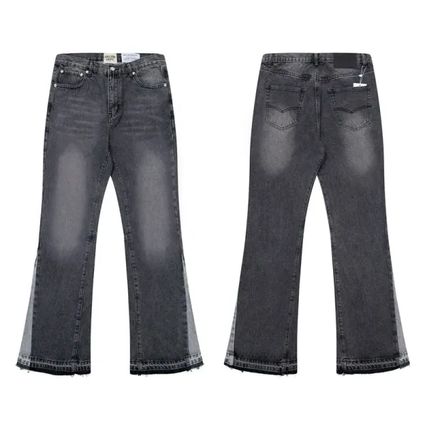 Hellstar Flame Tribal Print Straight Fit Light Wash Jeans - 16