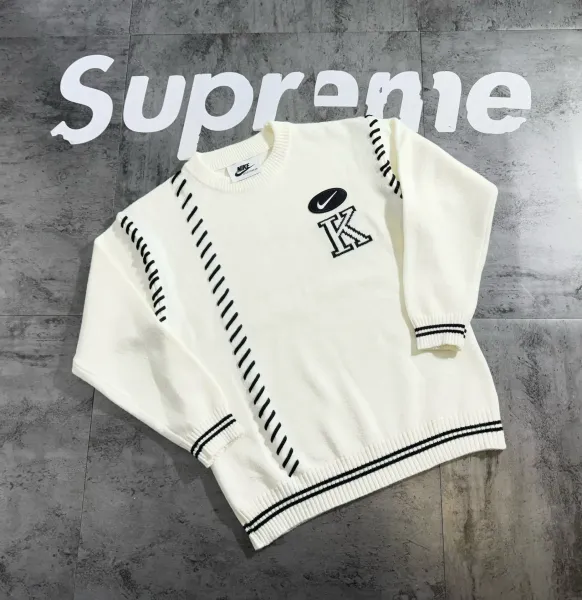 The North Face Fair Isle Knit Sweater Cream / Black - 15