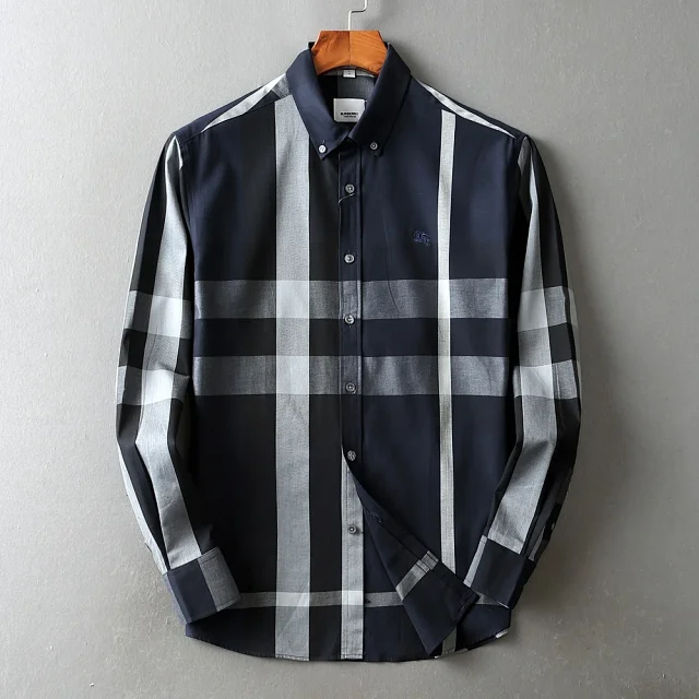 Burberry Shirts Long-sleeve check button-up shirt product detail image 12