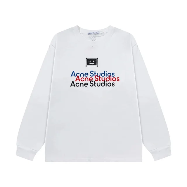Acne Studios Hoodies & Sweatshirts Face Patch Logo Crewneck Sweatshirt product detail image 7