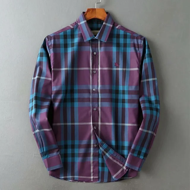 Burberry Shirts Long-sleeve check button-up shirt product detail image 13