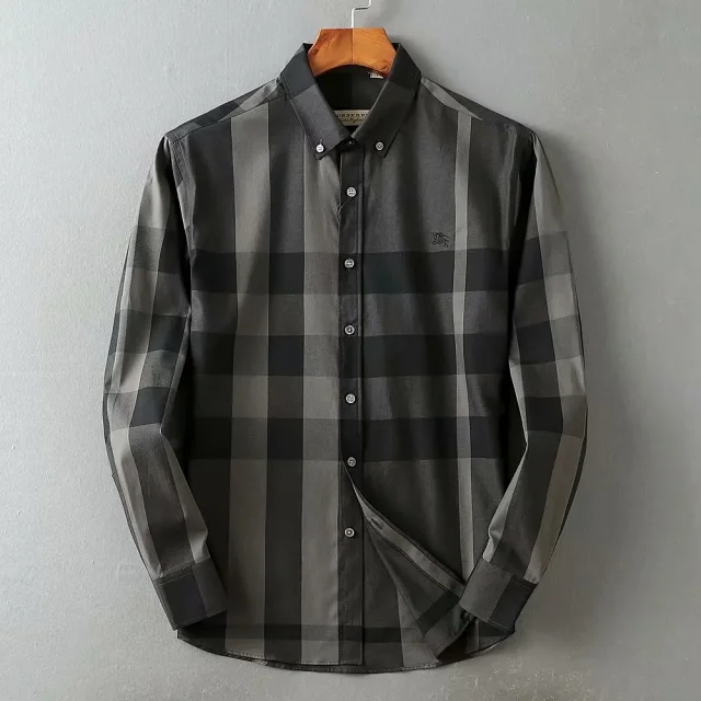 Burberry Shirts Long-sleeve check button-up shirt product detail image 14