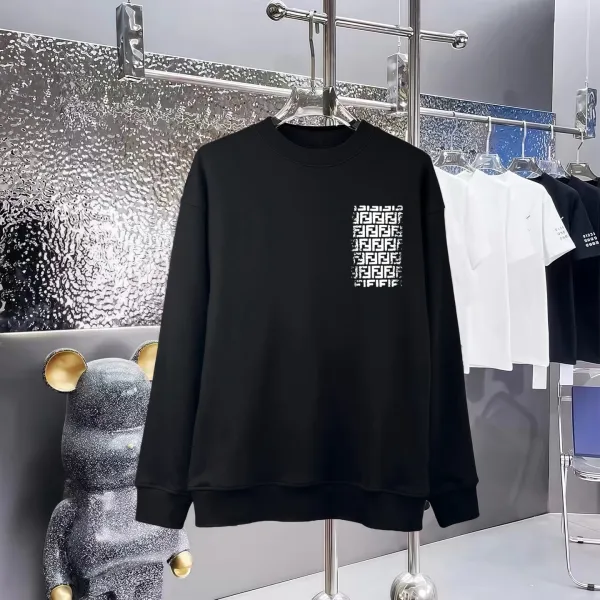 Fendi FF Cloud Logo Off-White Hoodie - 5