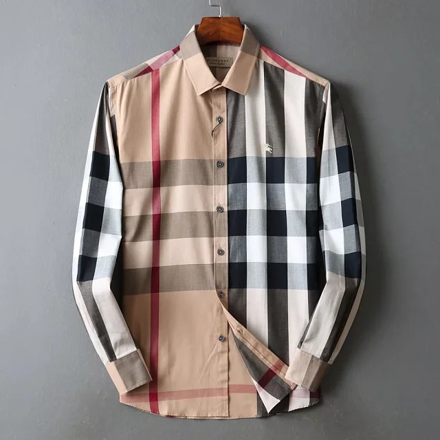 Burberry Shirts Long-sleeve check button-up shirt product detail image 9
