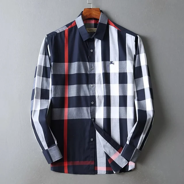 Burberry Shirts Long-sleeve check button-up shirt product detail image 10