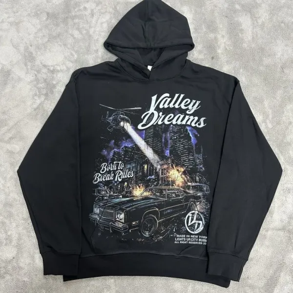 Design World Wide Valley Fake Money Hoodie White Hoodie - 12