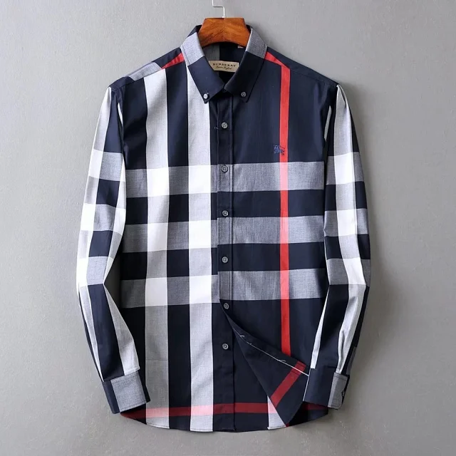 Burberry Shirts Long-sleeve check button-up shirt product detail image 8