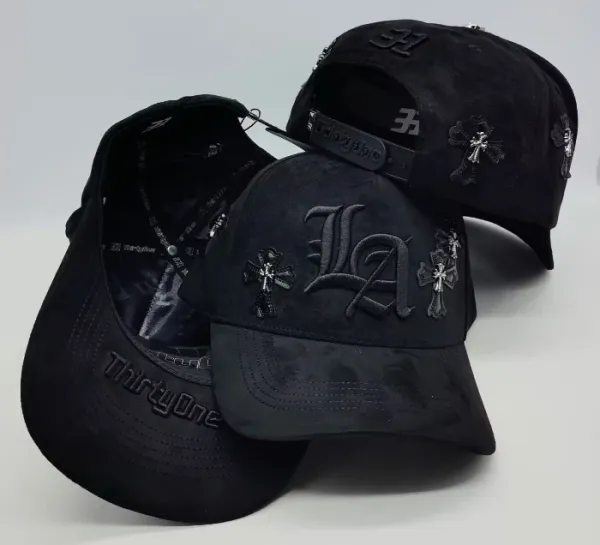 Hellstar Studios Studded Gothic Logo Baseball Cap Black - 15