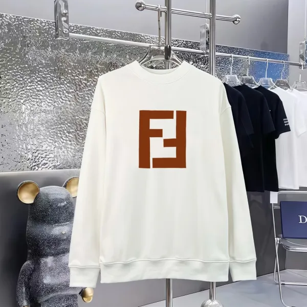 Fendi FF Cloud Logo Off-White Hoodie - 8