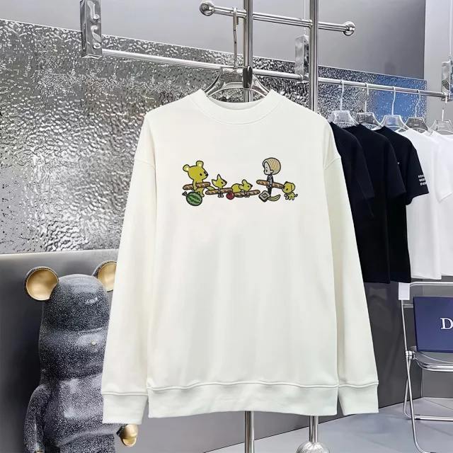 Fendi Hoodies & Sweatshirts Crewneck logo-print sweatshirt product detail image 10