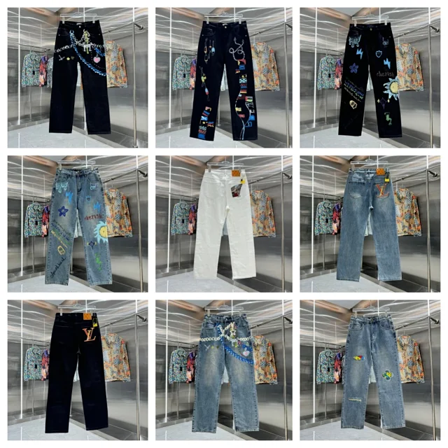 Louis Vuitton Jeans Straight-Leg Denim product detail image 1