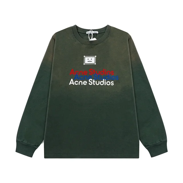Acne Studios Hoodies & Sweatshirts Face Patch Logo Crewneck Sweatshirt product detail image 9