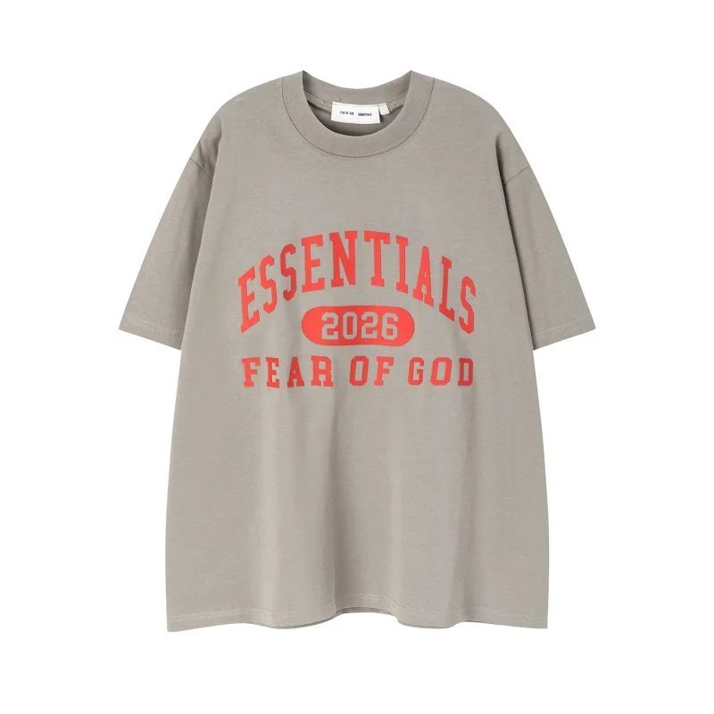Fear of God Matching Sets Essentials logo crewneck T-shirt and shorts set — 13