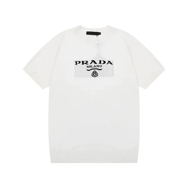 Fendi Knitwear Short-Sleeve Crewneck Knit Sweater product detail image 3
