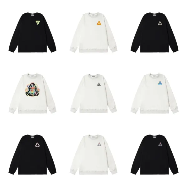 Palace x Ginza Triangle Logo Crewneck Sweatshirt Army Green Hoodie - 2
