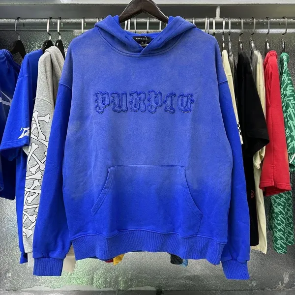 Gallery Dept Yellow Acid Wash Hoodie and Sweatpants Set - 13