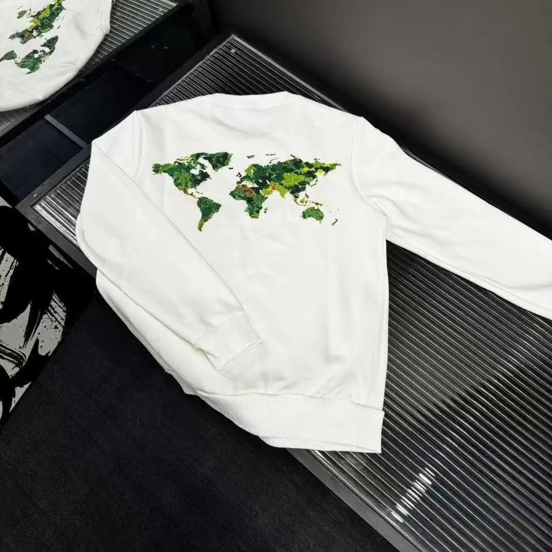 Stone Island Knitwear Crewneck knit sweater with compass sleeve badge image 13