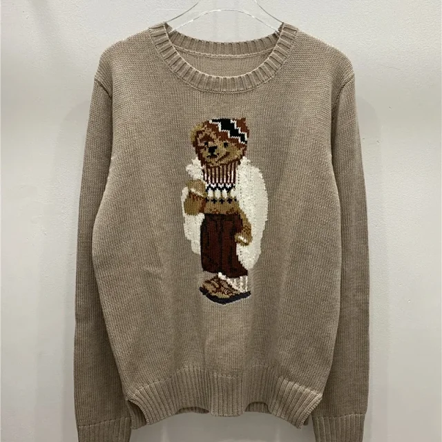 Ralph Lauren Knitwear Polo Bear crewneck knit sweater product detail image 3