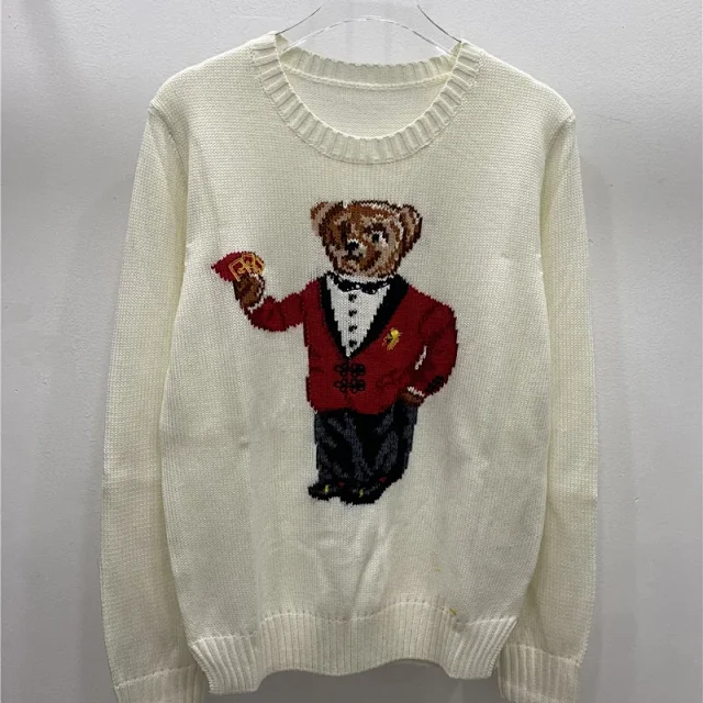 Ralph Lauren Knitwear Polo Bear crewneck knit sweater product detail image 7
