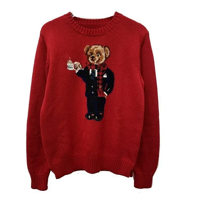 Ralph Lauren Knitwear Polo Bear crewneck knit sweater product detail image 15
