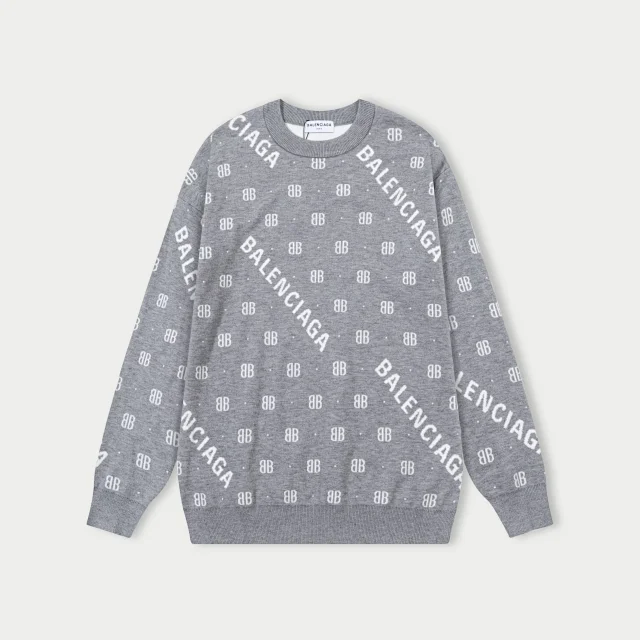 Louis Vuitton Knitwear Crewneck monogram knit sweater product detail image 10