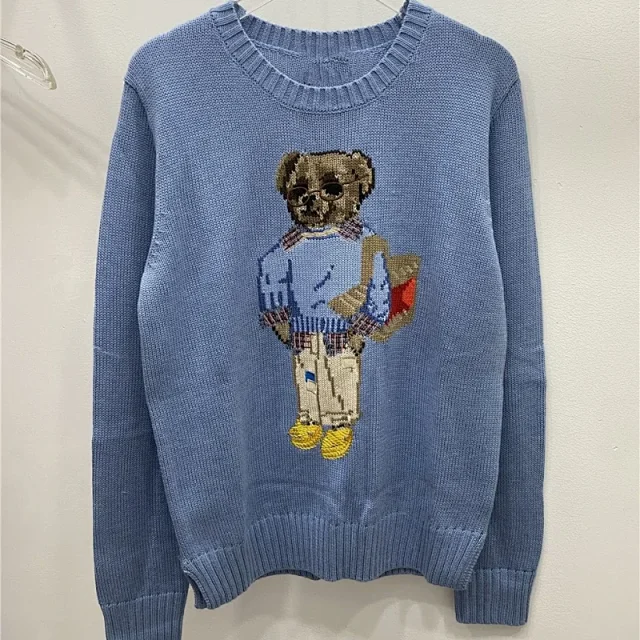 Ralph Lauren Knitwear Polo Bear crewneck knit sweater product detail image 14