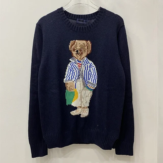 Ralph Lauren Knitwear Polo Bear crewneck knit sweater product detail image 2