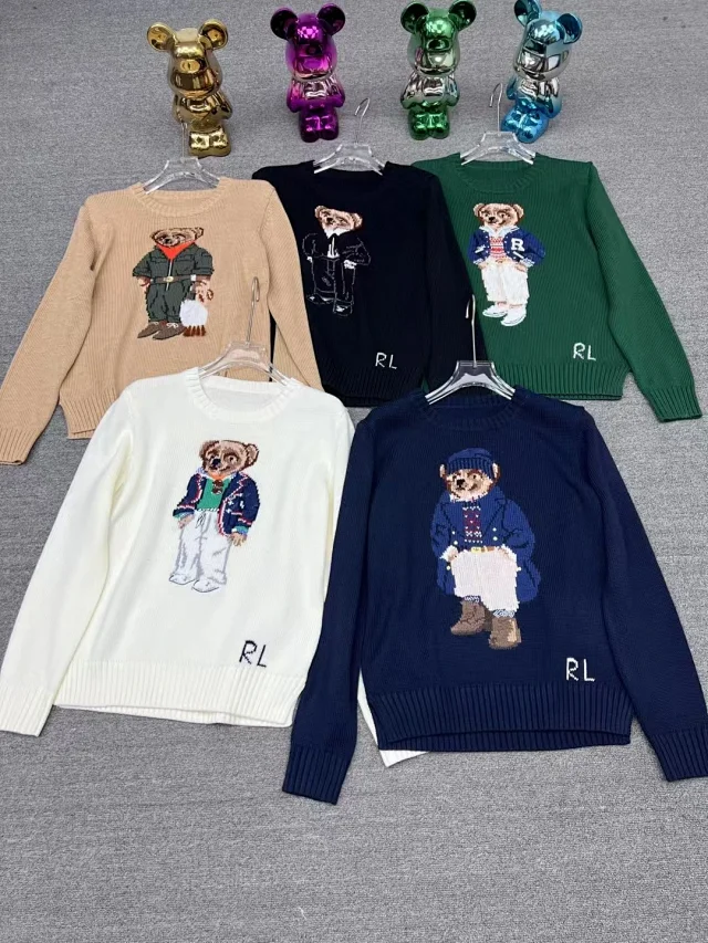Ralph Lauren Knitwear Polo Bear crewneck knit sweater product detail image 1