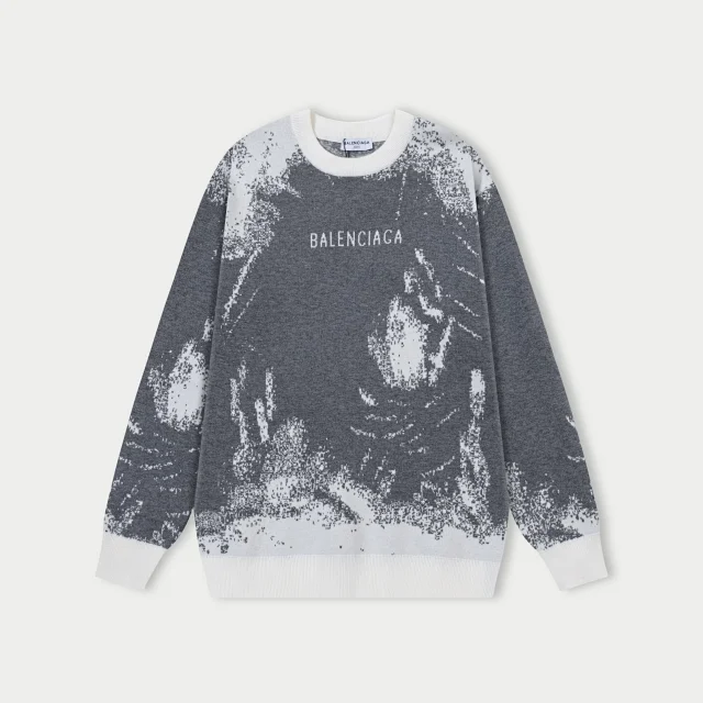 Louis Vuitton Knitwear Crewneck monogram knit sweater product detail image 12