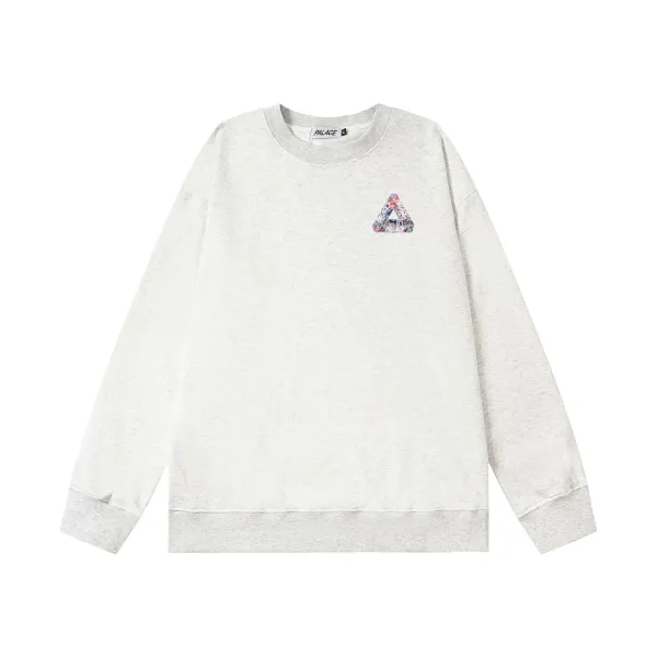 Palace x Ginza Triangle Logo Crewneck Sweatshirt Army Green Hoodie - 9