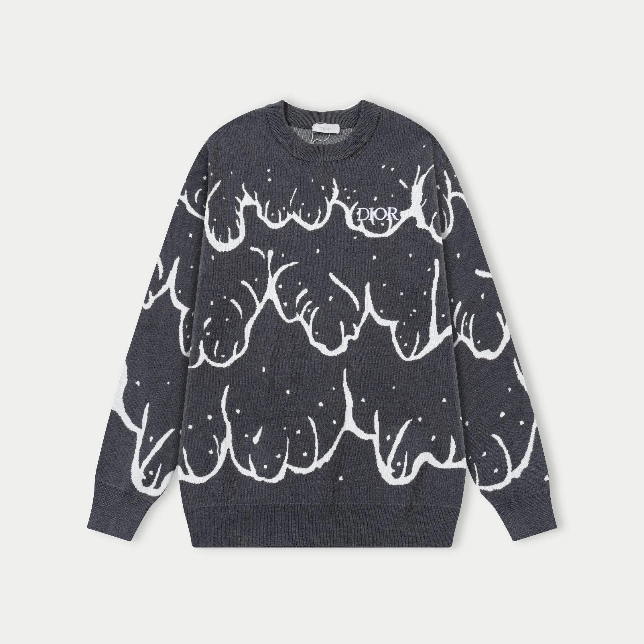 Dior Oblique Knit Sweater Black - 16