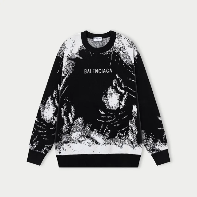 Louis Vuitton Knitwear Crewneck monogram knit sweater product detail image 13
