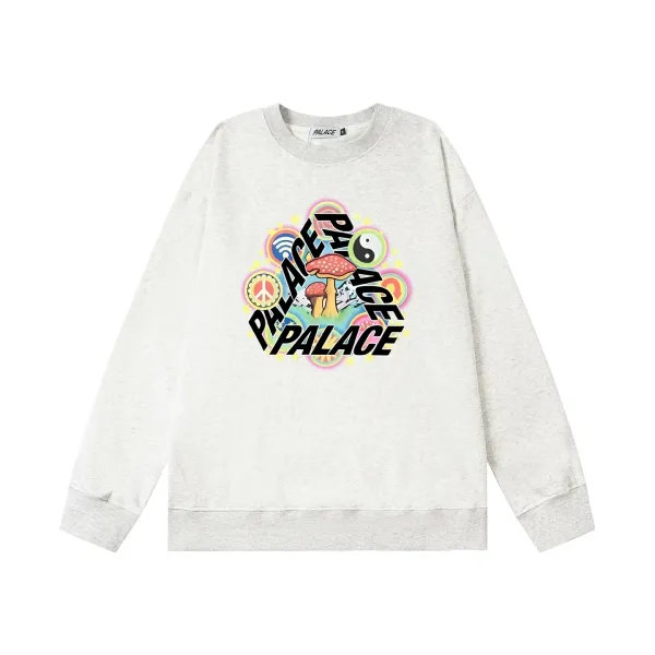 Palace x Ginza Triangle Logo Crewneck Sweatshirt Army Green Hoodie - 13