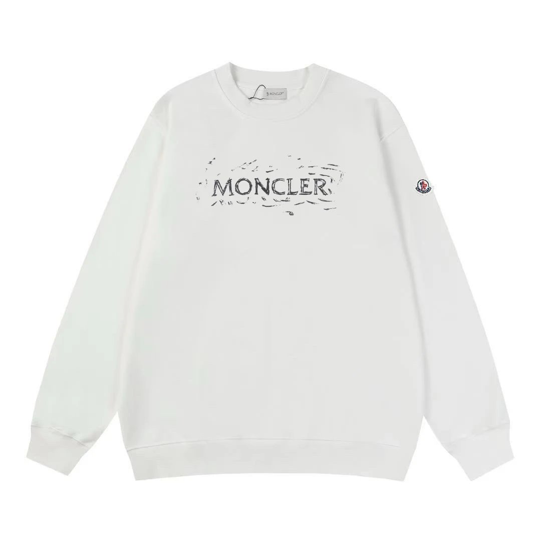 Moncler Hoodies & Sweatshirts Crewneck logo sweatshirt — 12