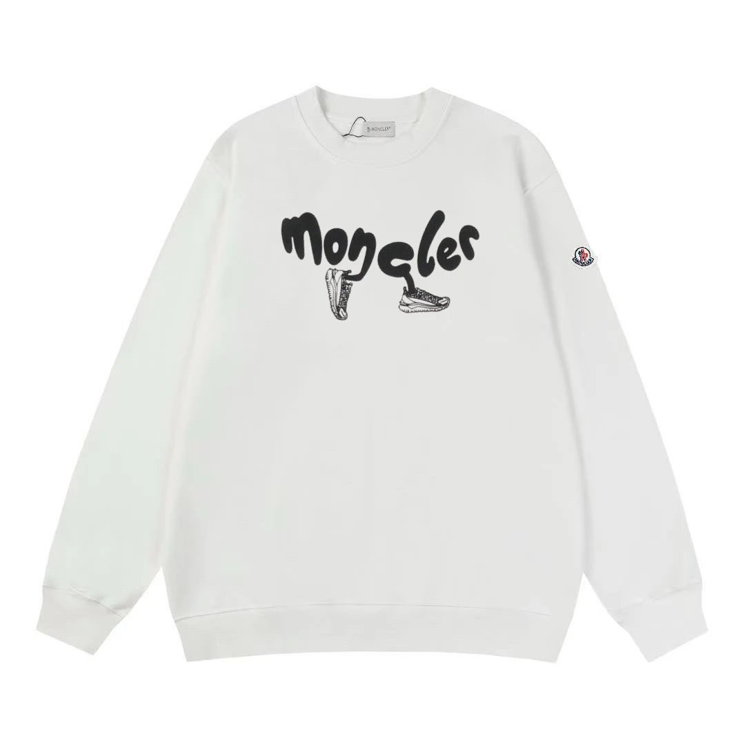 Moncler Hoodies & Sweatshirts Crewneck logo sweatshirt — 4